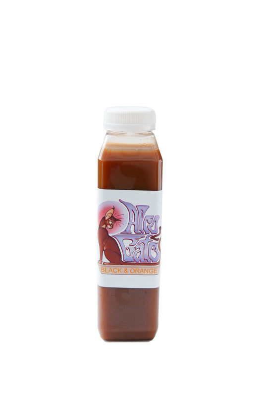 Black & Orange African-South American Espresso Cold Brew, Sweetened